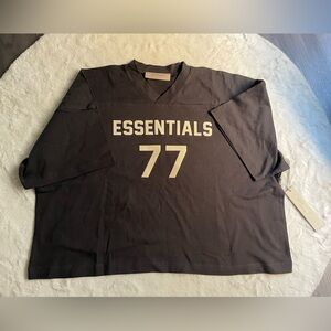 Essentials jersey Black Tee